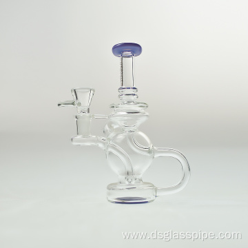 Smoking Glass Water Pipe Smoking Set Heady Glass Glass Art Borosilicate Pipe Wholesale Glass Water Pipe Recycler Water Pipe